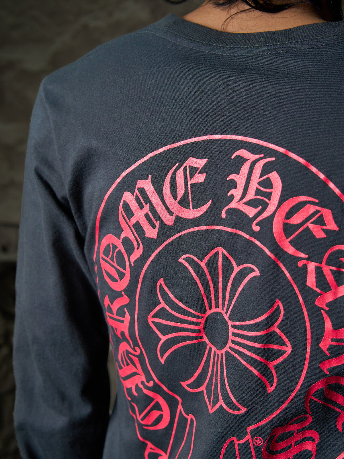Chrome Hearts Horseshoe Staff Long Sleeve Tee