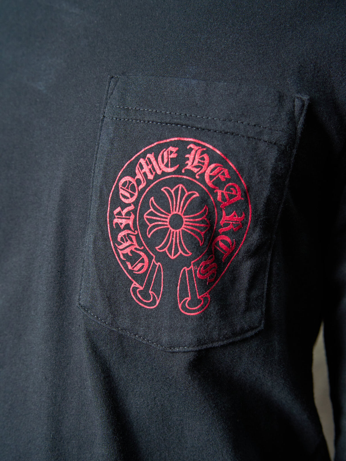 Chrome Hearts Horseshoe Staff Long Sleeve Tee