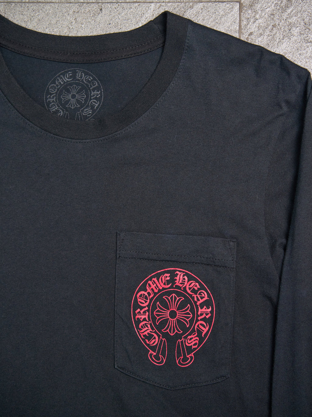 Chrome Hearts Horseshoe Staff Long Sleeve Tee