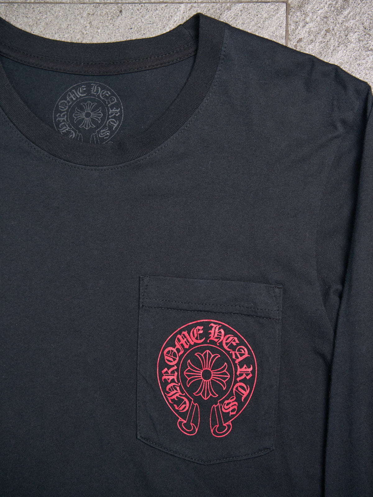 Chrome Hearts Horseshoe Staff Long Sleeve Tee