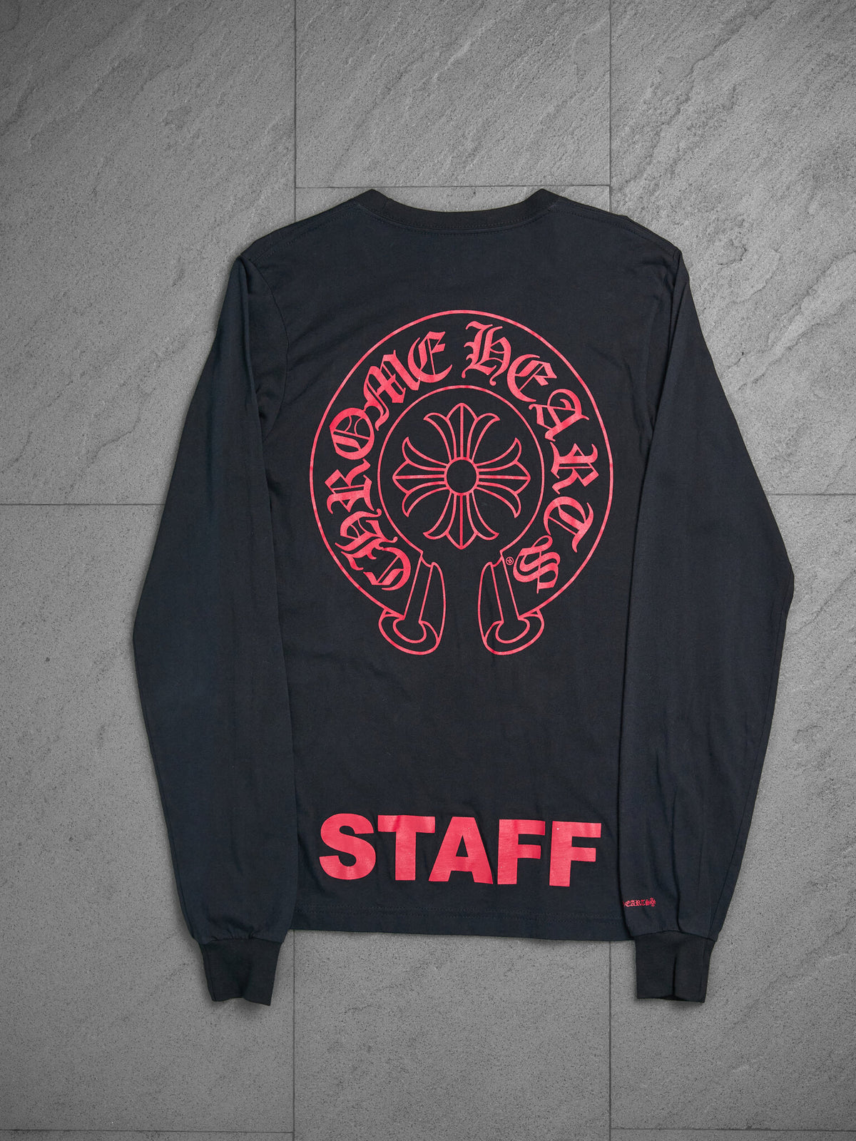 Chrome Hearts Horseshoe Staff Long Sleeve Tee