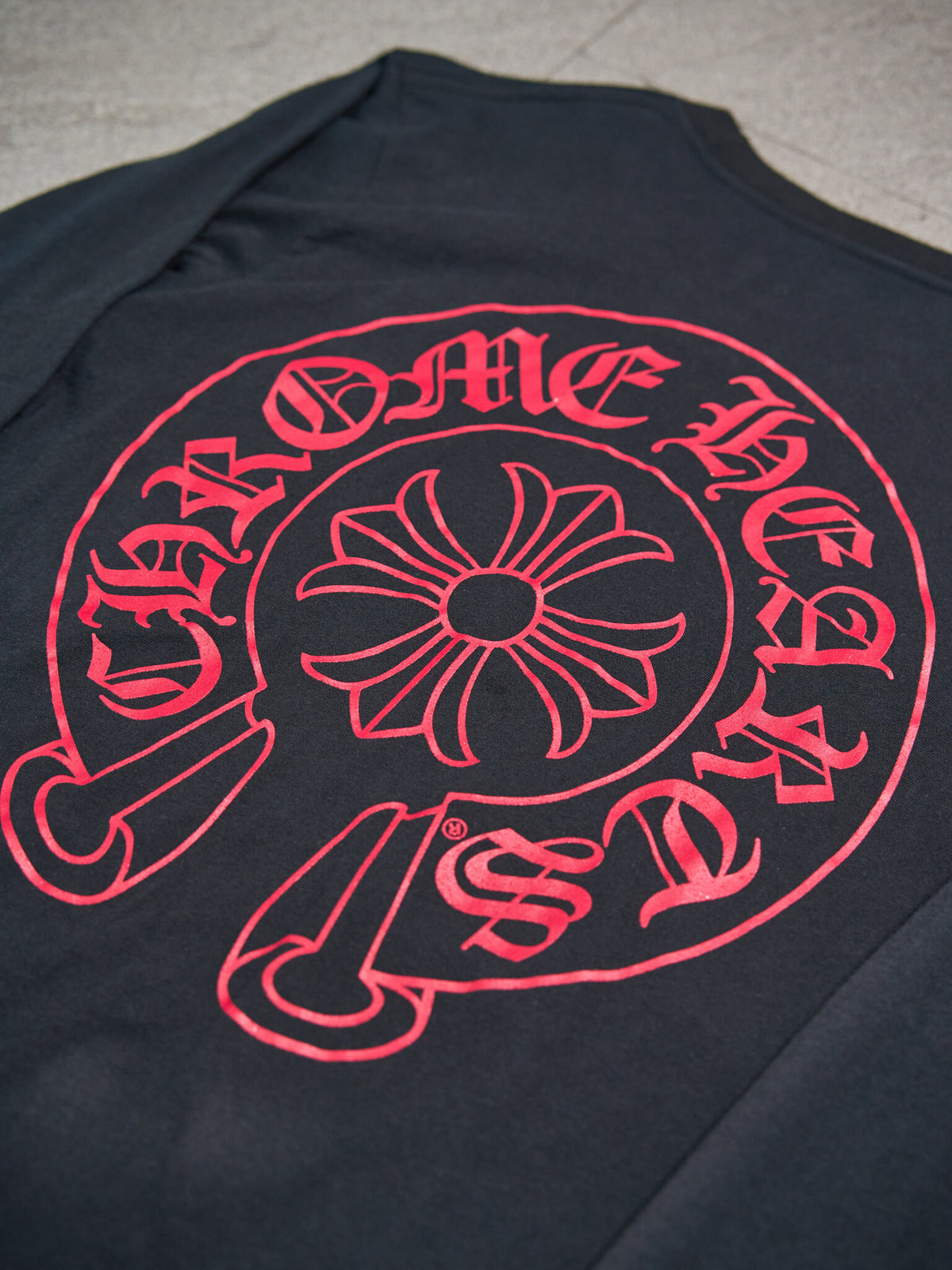 Chrome Hearts Horseshoe Staff Long Sleeve Tee