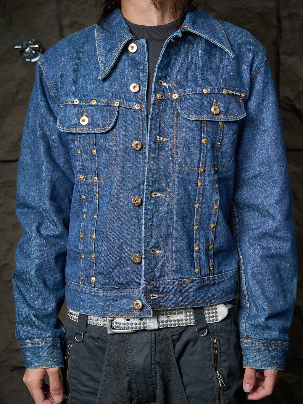 Dolce & Gabbana Studded Denim Jacket