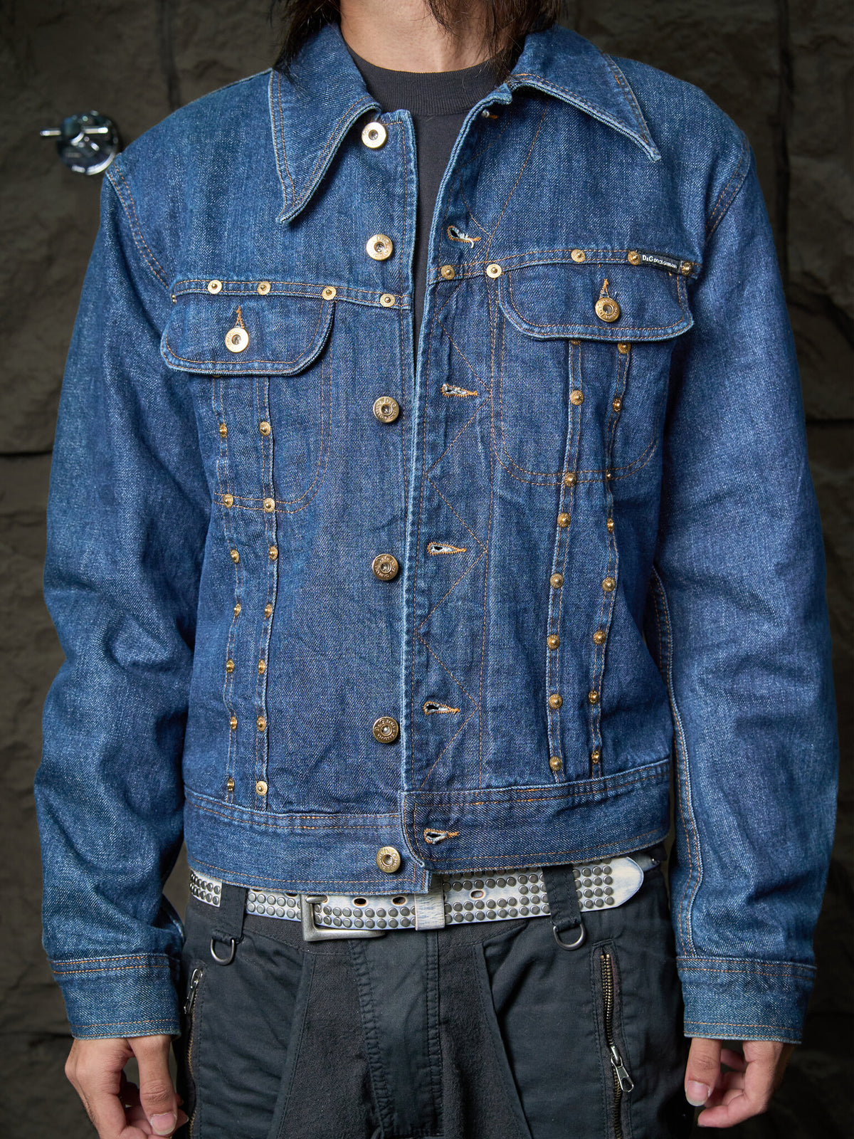 Dolce & Gabbana Studded Denim Jacket