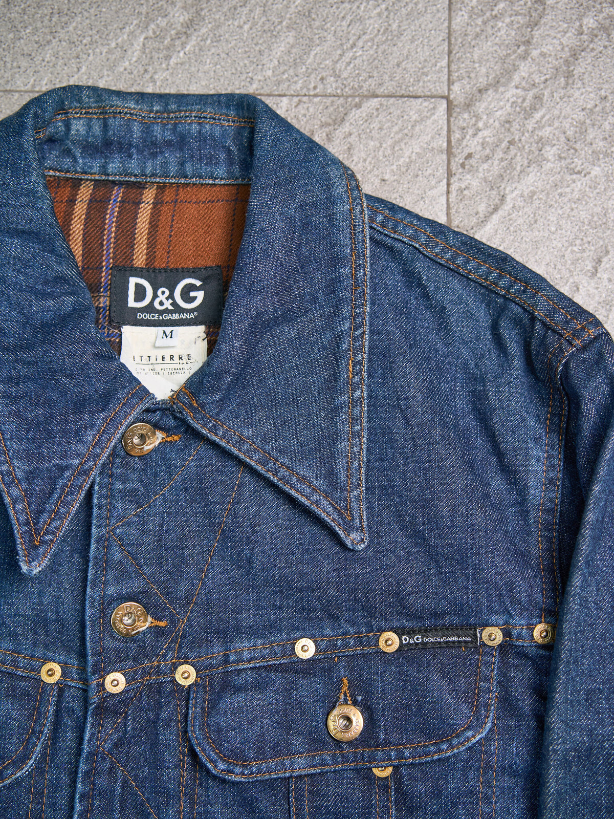 Dolce & Gabbana Studded Denim Jacket