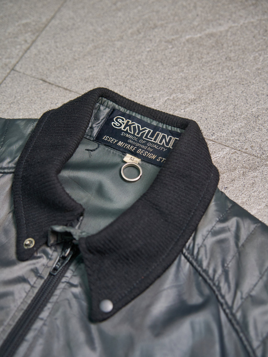 Vintage Issey Miyake Skyline Racing Jacket 80s Black