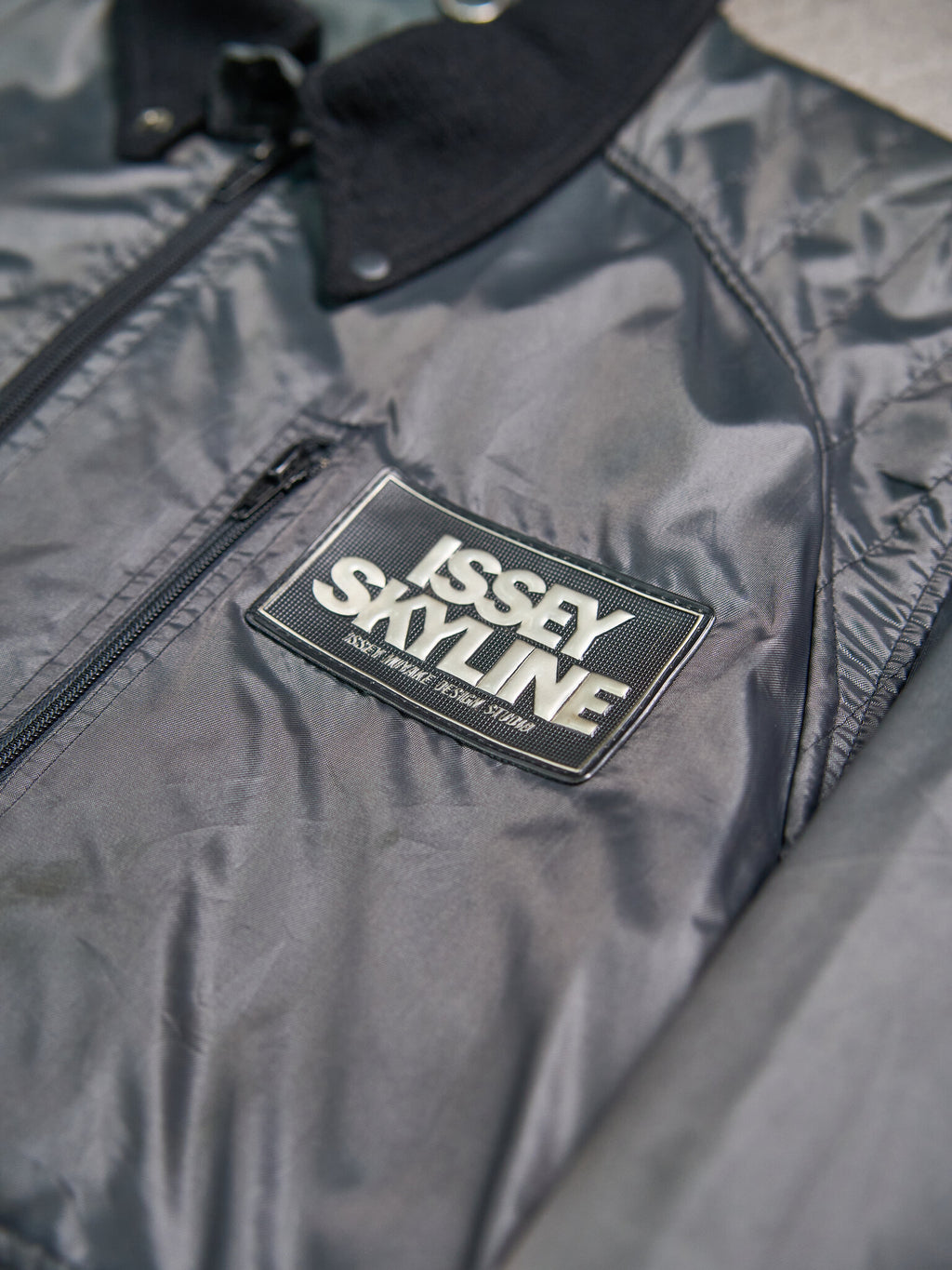 Vintage Issey Miyake Skyline Racing Jacket 80s Black