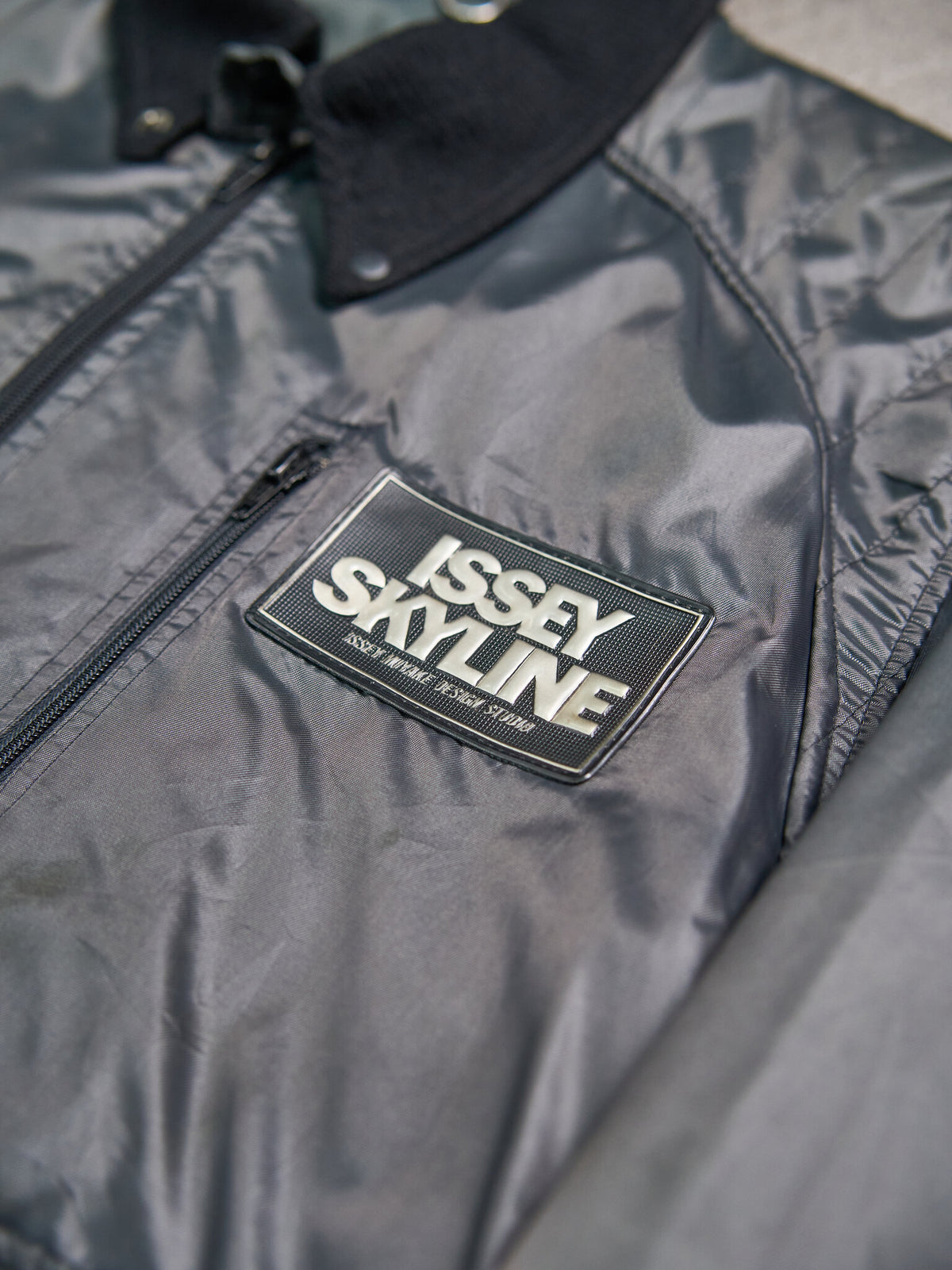 Vintage Issey Miyake Skyline Racing Jacket 80s Black