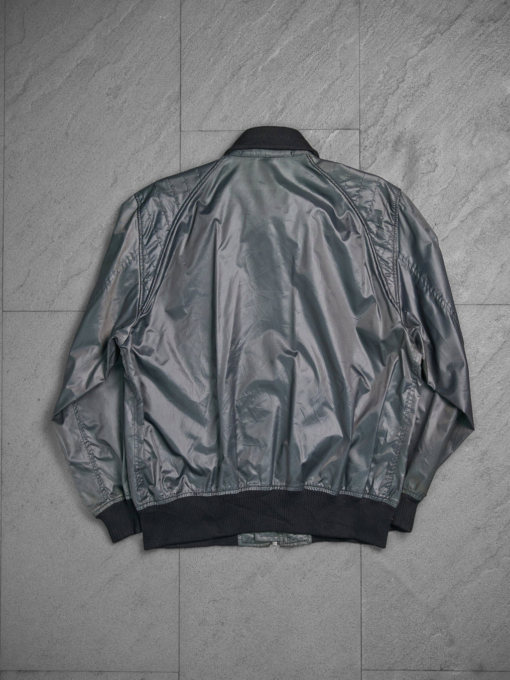 Vintage Issey Miyake Skyline Racing Jacket 80s Black