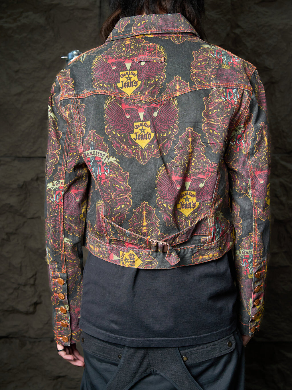 Vintage Jean Paul Gaultier Tattoo Dragon Jacket