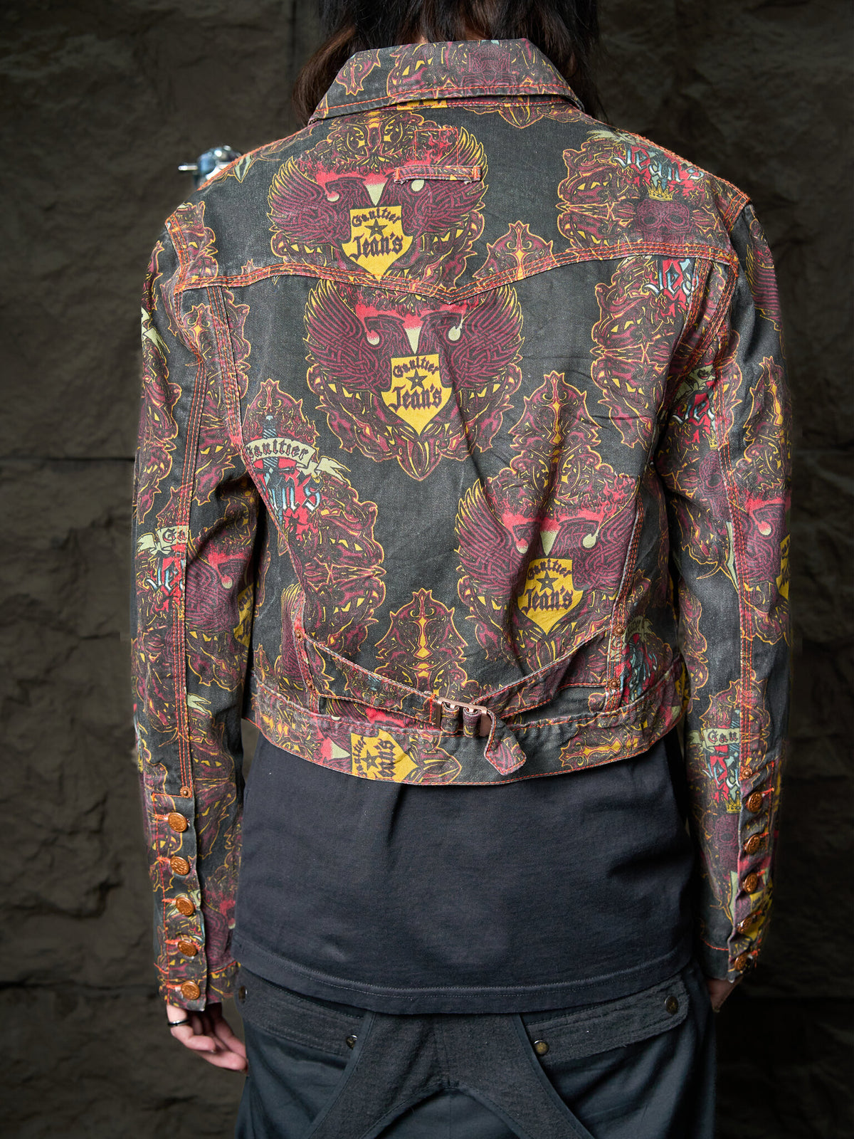 Vintage Jean Paul Gaultier Tattoo Dragon Jacket