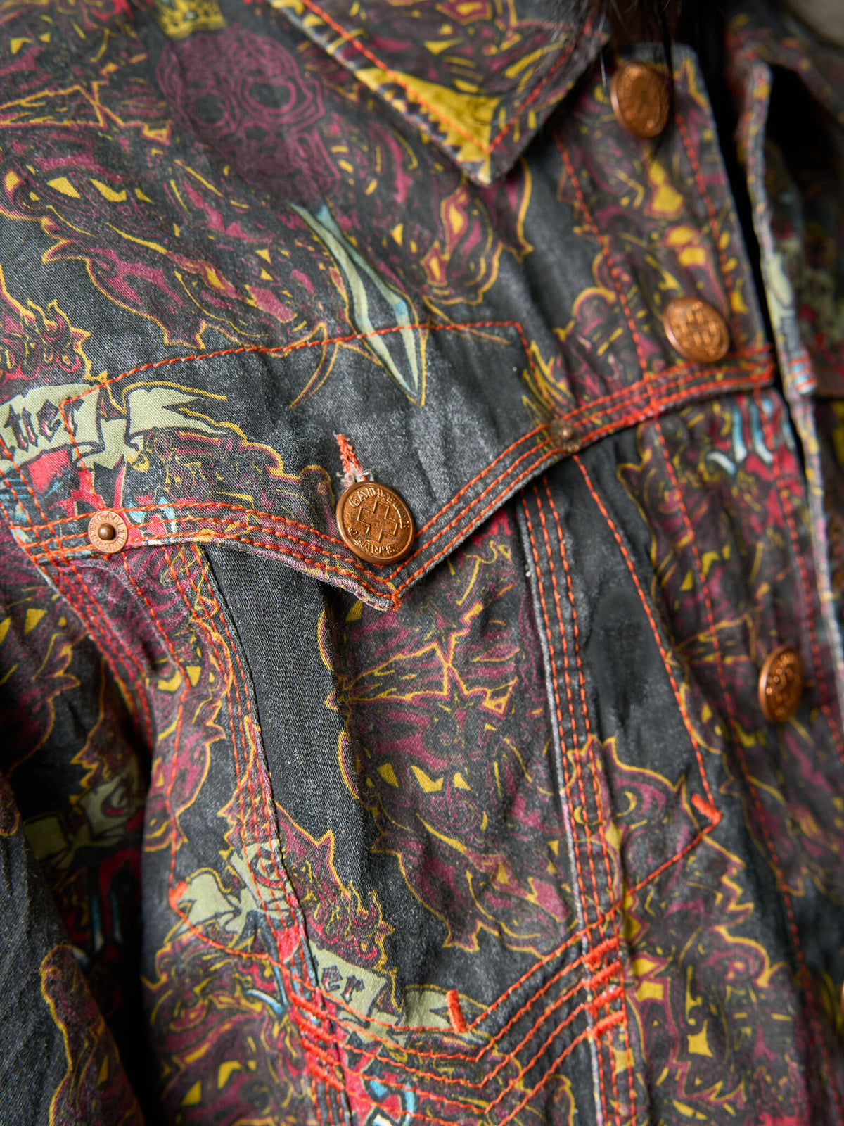 Vintage Jean Paul Gaultier Tattoo Dragon Jacket