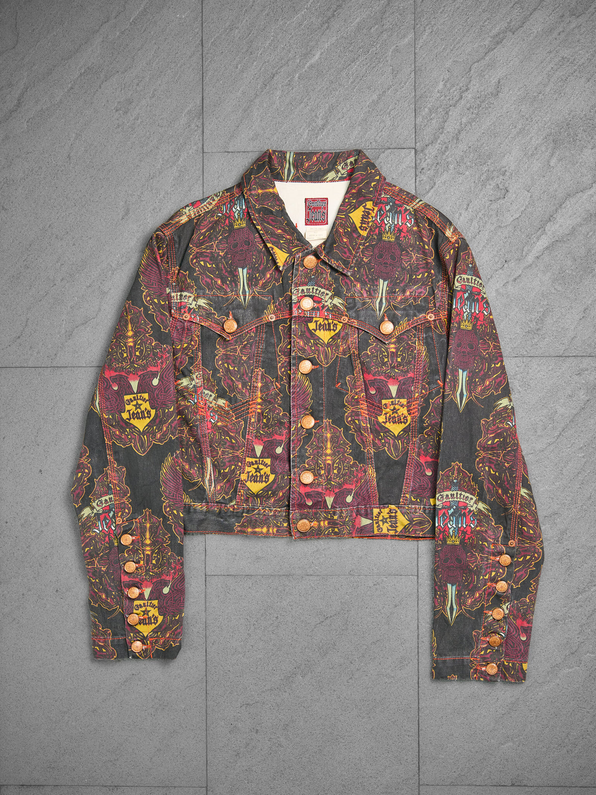 Vintage Jean Paul Gaultier Tattoo Dragon Jacket
