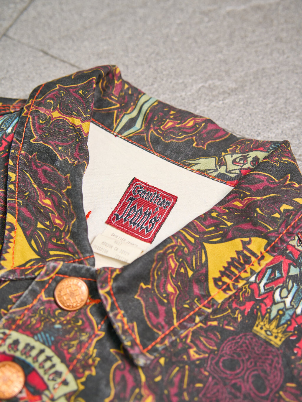 Vintage Jean Paul Gaultier Tattoo Dragon Jacket
