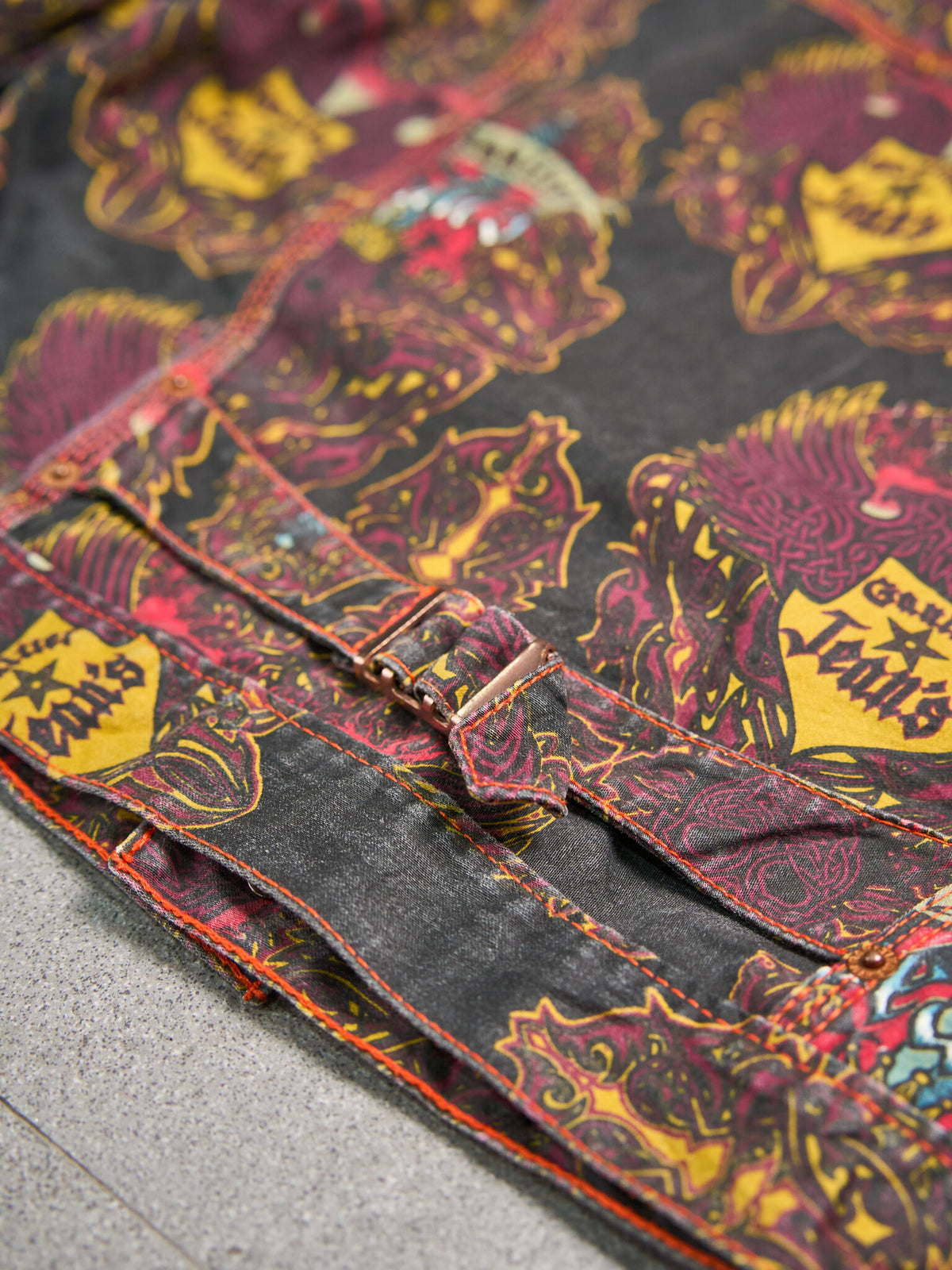 Vintage Jean Paul Gaultier Tattoo Dragon Jacket