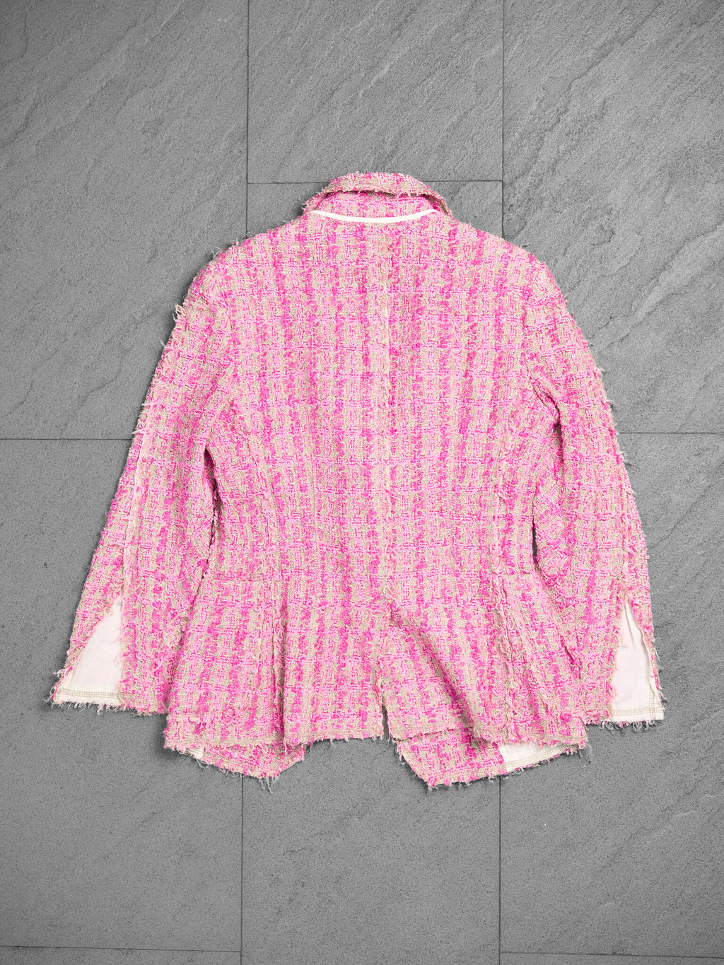 Junya Watanabe pour COMME des GARÇONS Distressed Tweed Blazer Jacket