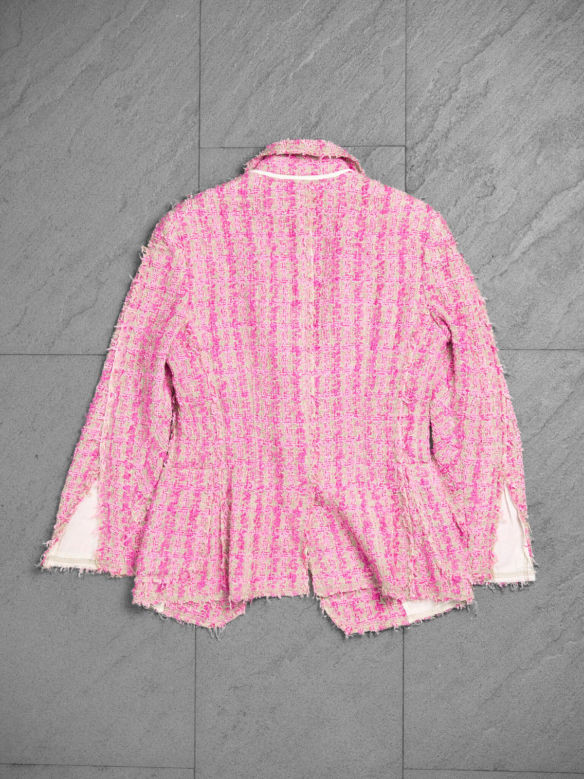 Junya Watanabe pour COMME des GARÇONS Distressed Tweed Blazer Jacket