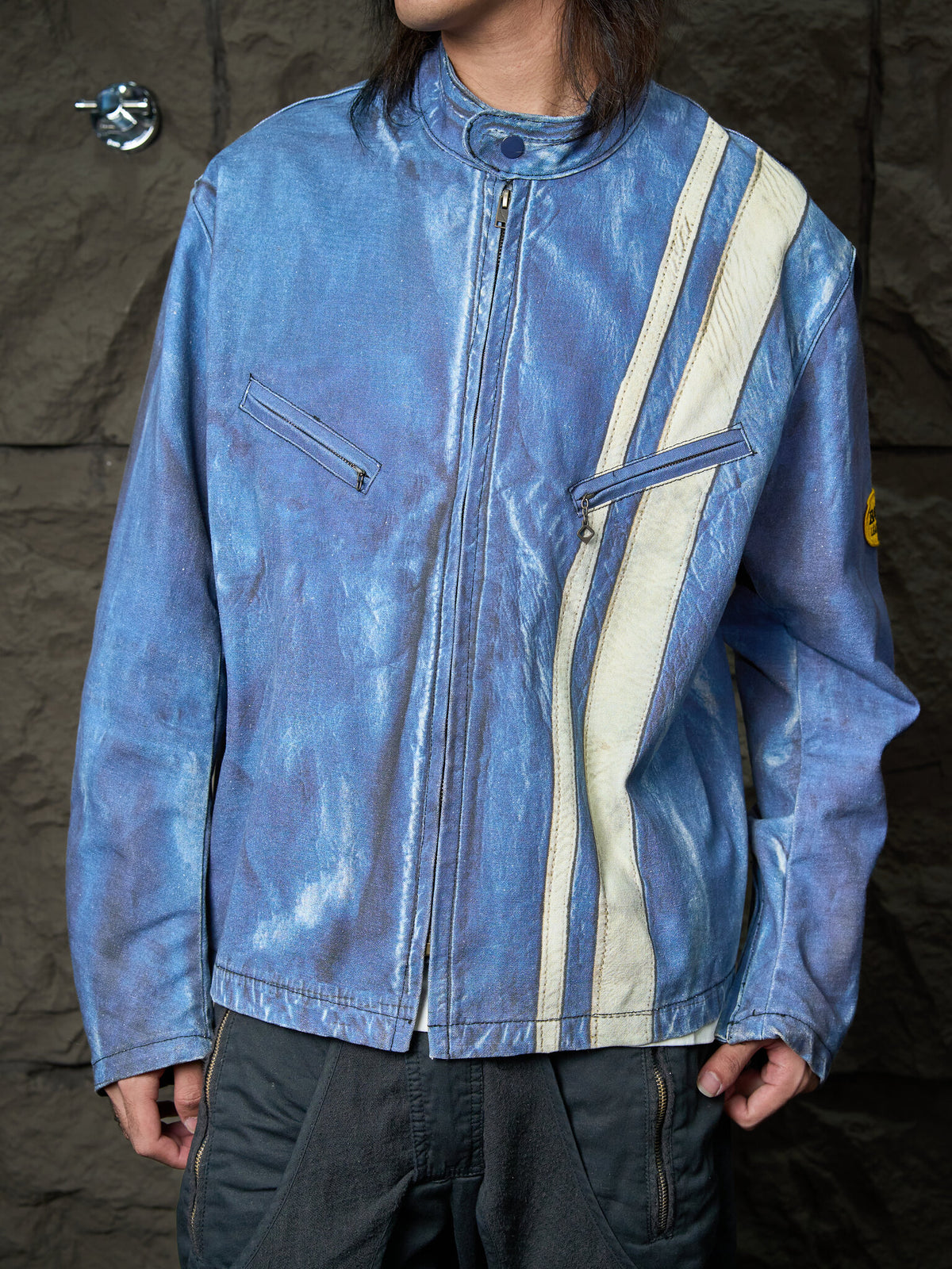 Junya Watanabe x BerBerJin Bates Stripe Print Jacket SS2023
