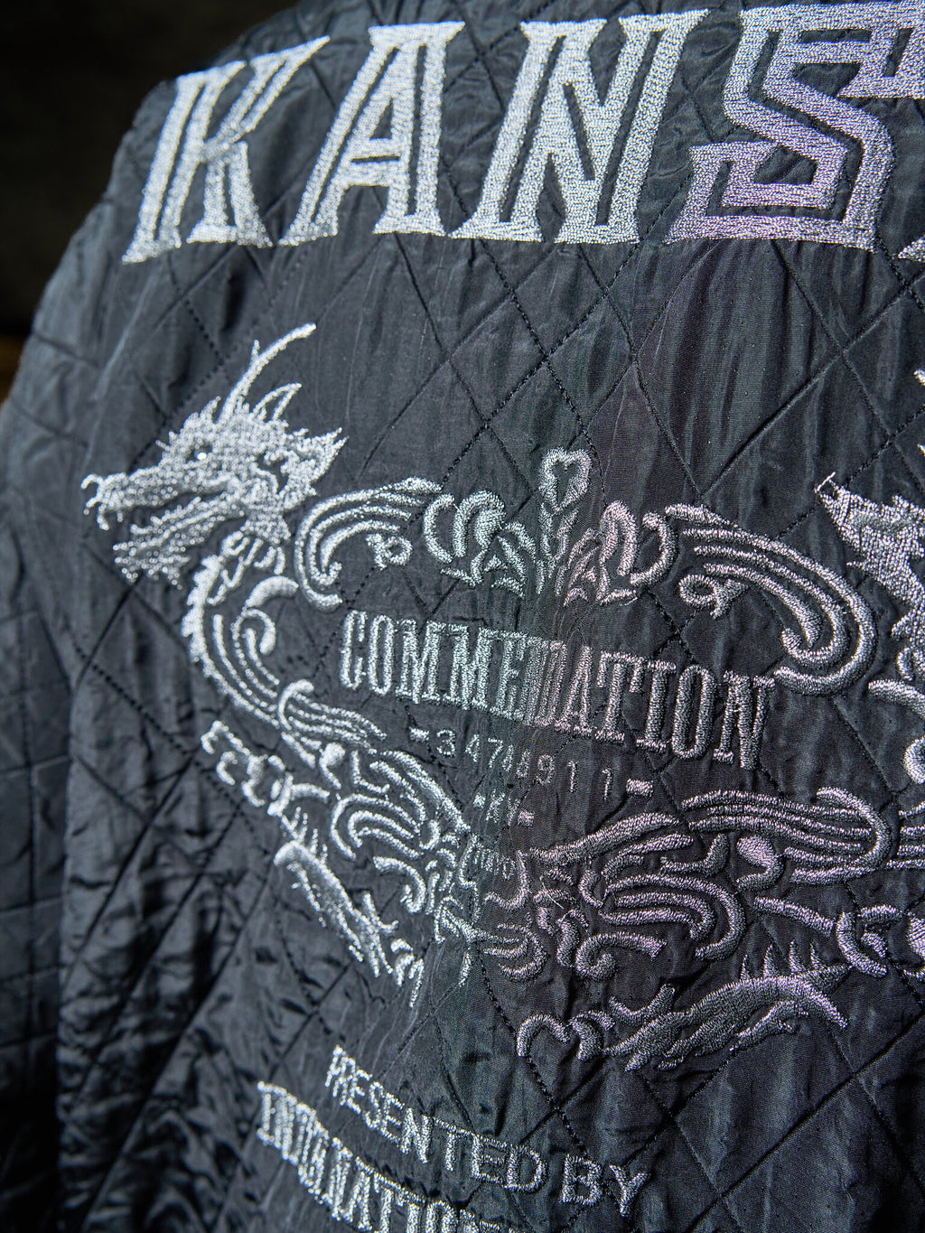 Vintage Kansai Yamamoto 2-Way Quilted Bomber Jacket