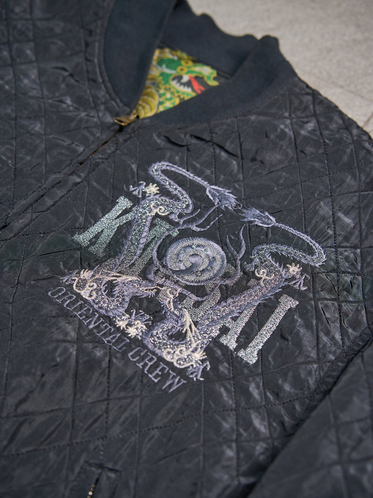 Vintage Kansai Yamamoto 2-Way Quilted Bomber Jacket