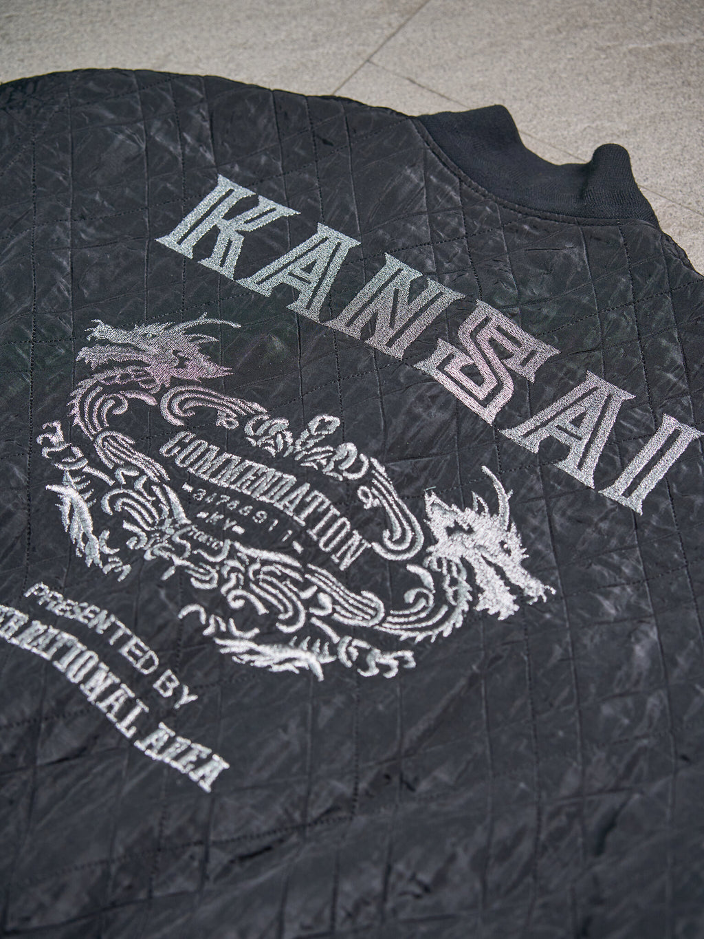 Vintage Kansai Yamamoto 2-Way Quilted Bomber Jacket