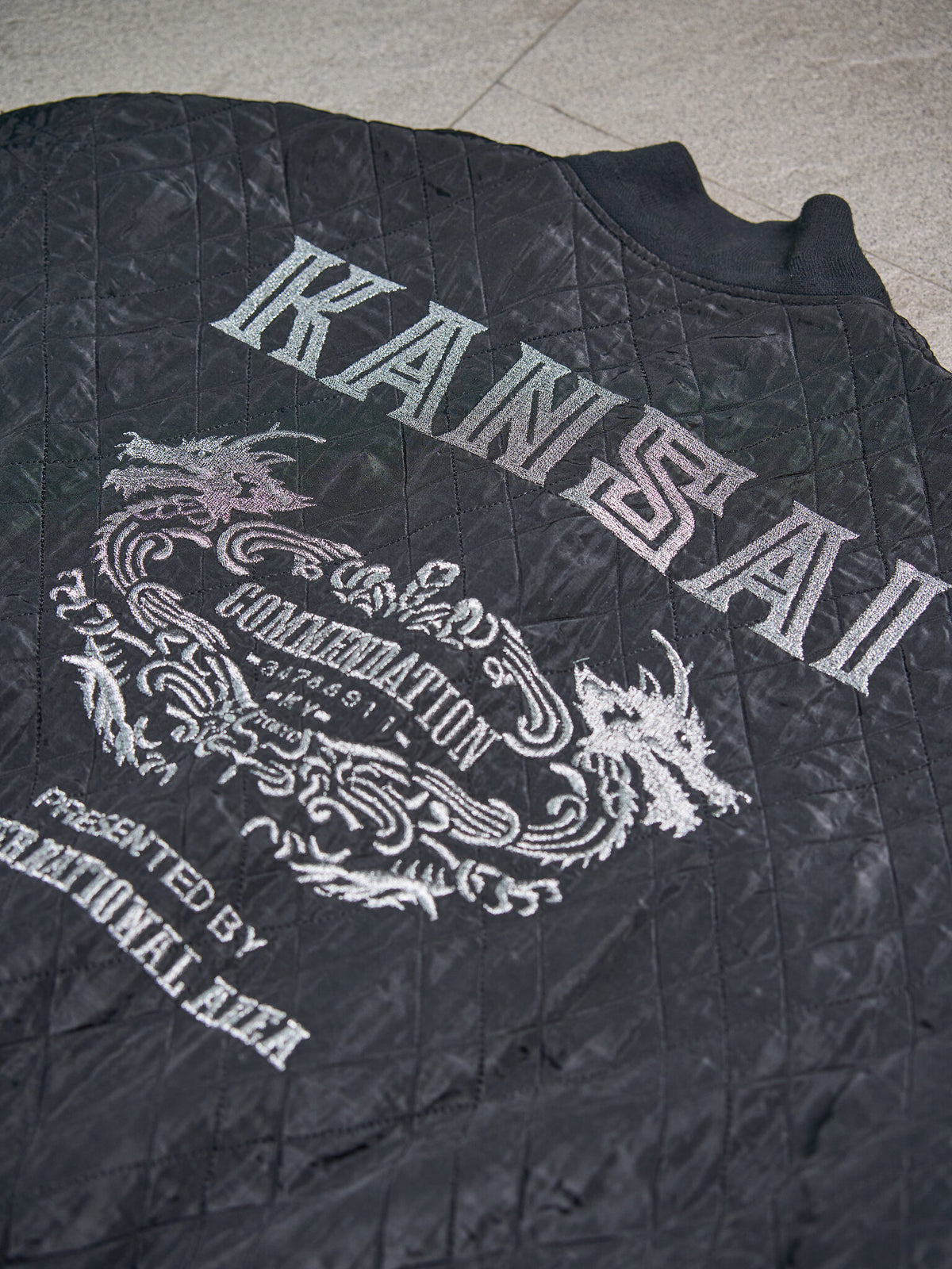 Vintage Kansai Yamamoto 2-Way Quilted Bomber Jacket