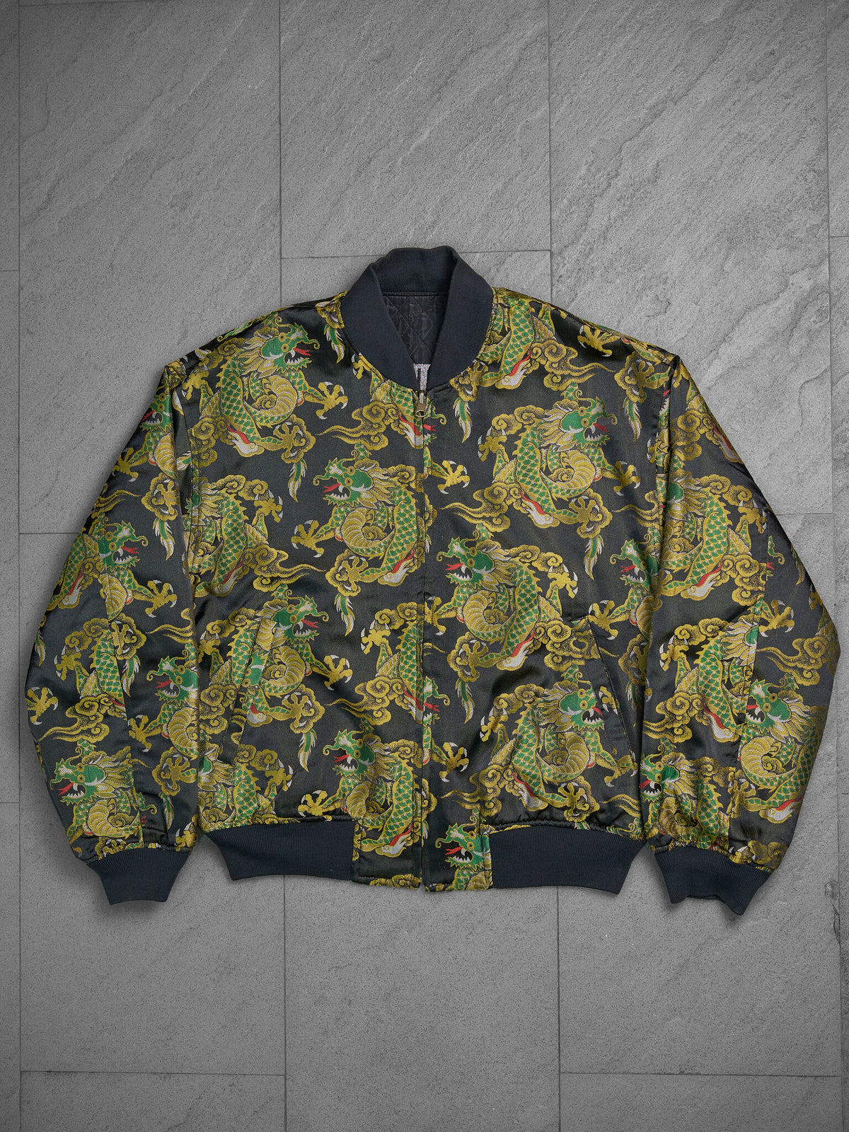 Vintage Kansai Yamamoto 2-Way Quilted Bomber Jacket