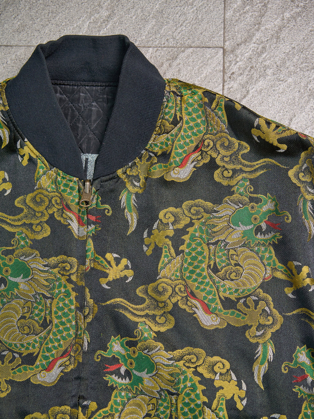 Vintage Kansai Yamamoto 2-Way Quilted Bomber Jacket
