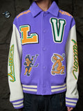 Louis Vuitton Multi-Patches Mixed Leather Varsity Blouson FW2022
