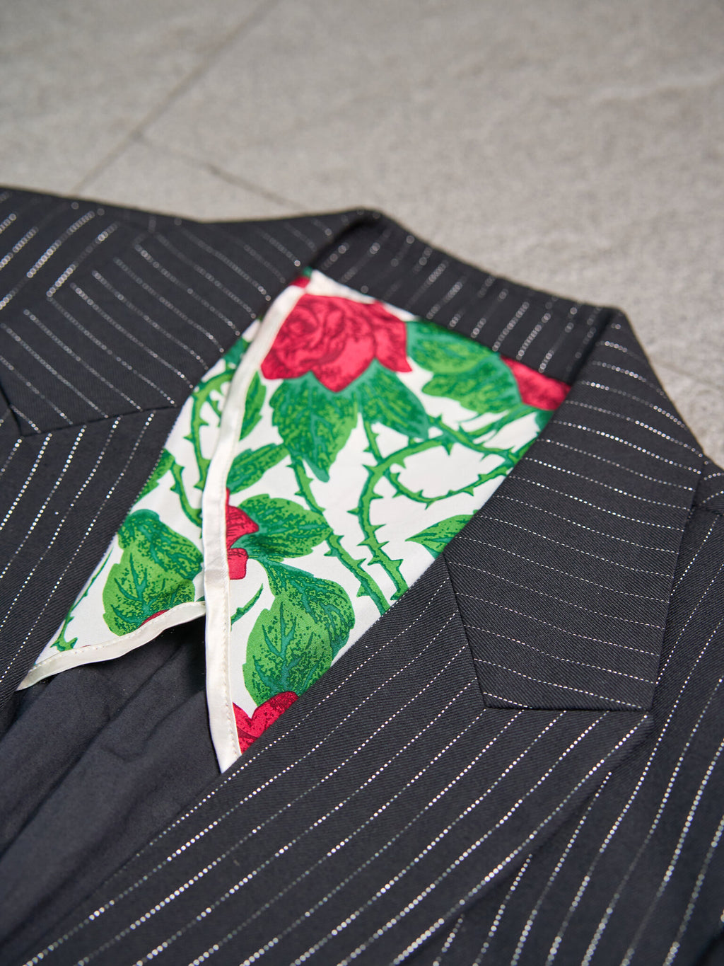 Number (N)ine "Welcome to the Shadow" Sequin Pinstripe Jacket SS2006
