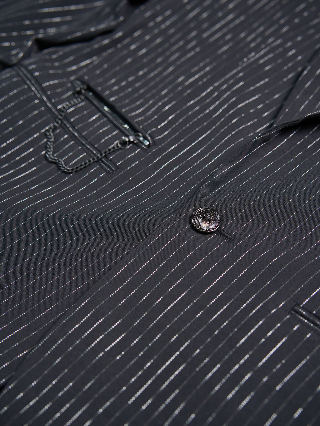 Number (N)ine "Welcome to the Shadow" Sequin Pinstripe Jacket SS2006