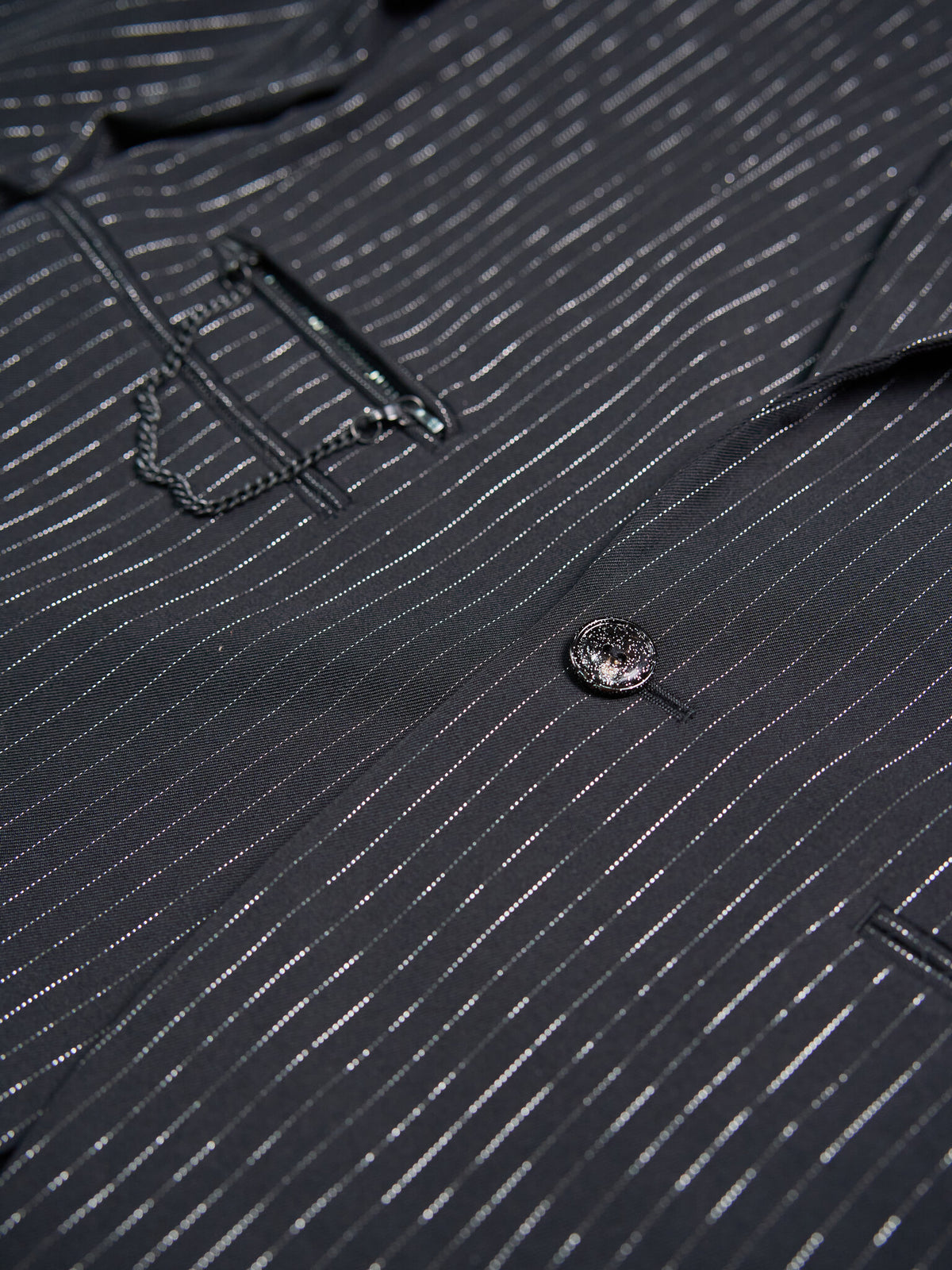 Number (N)ine "Welcome to the Shadow" Sequin Pinstripe Jacket SS2006