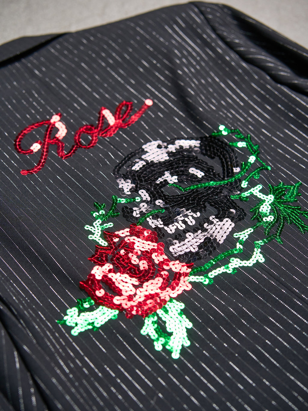 Number (N)ine "Welcome to the Shadow" Sequin Pinstripe Jacket SS2006