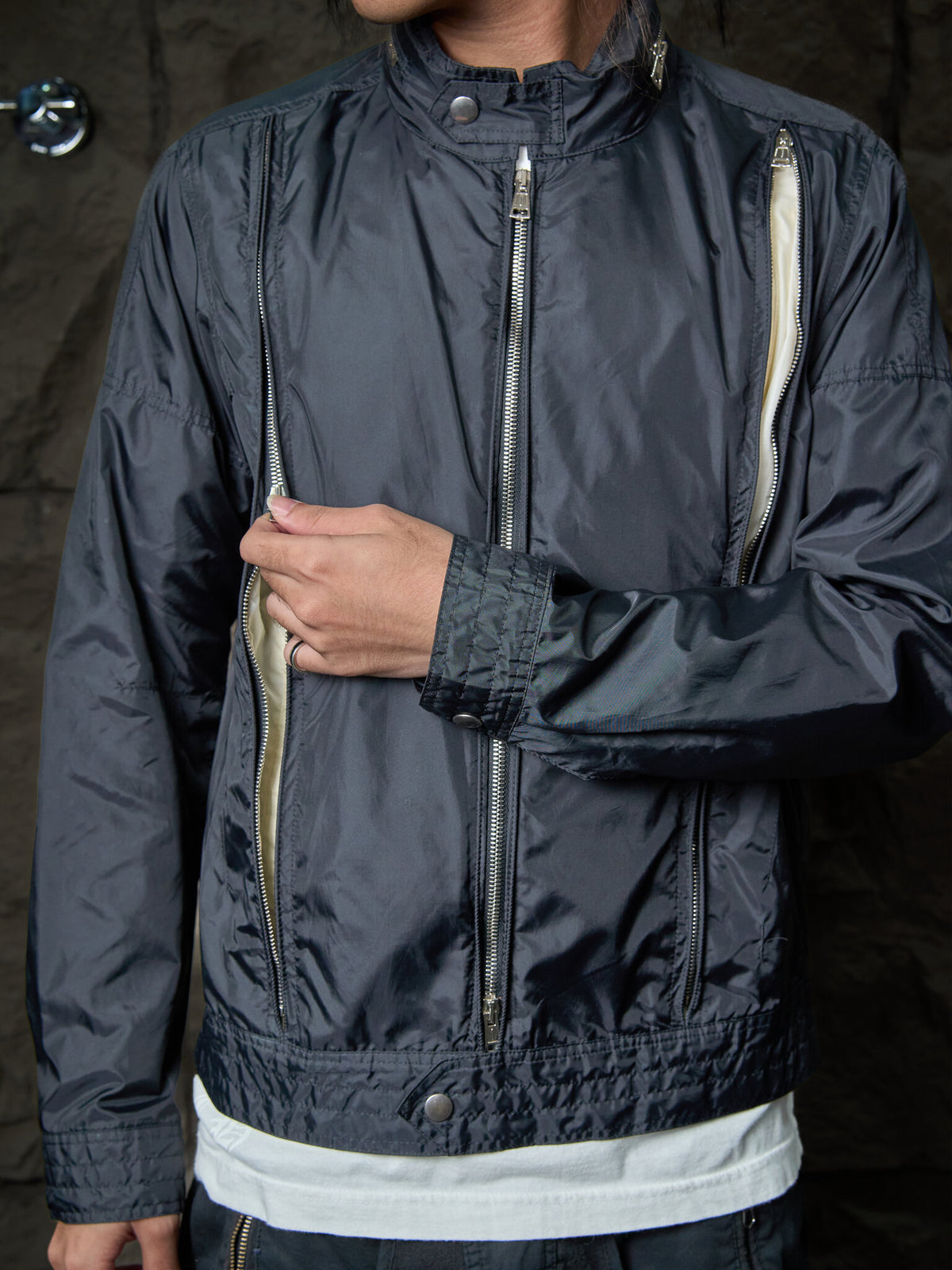 Number (N)ine Nylon Zipper Jacket SS2009