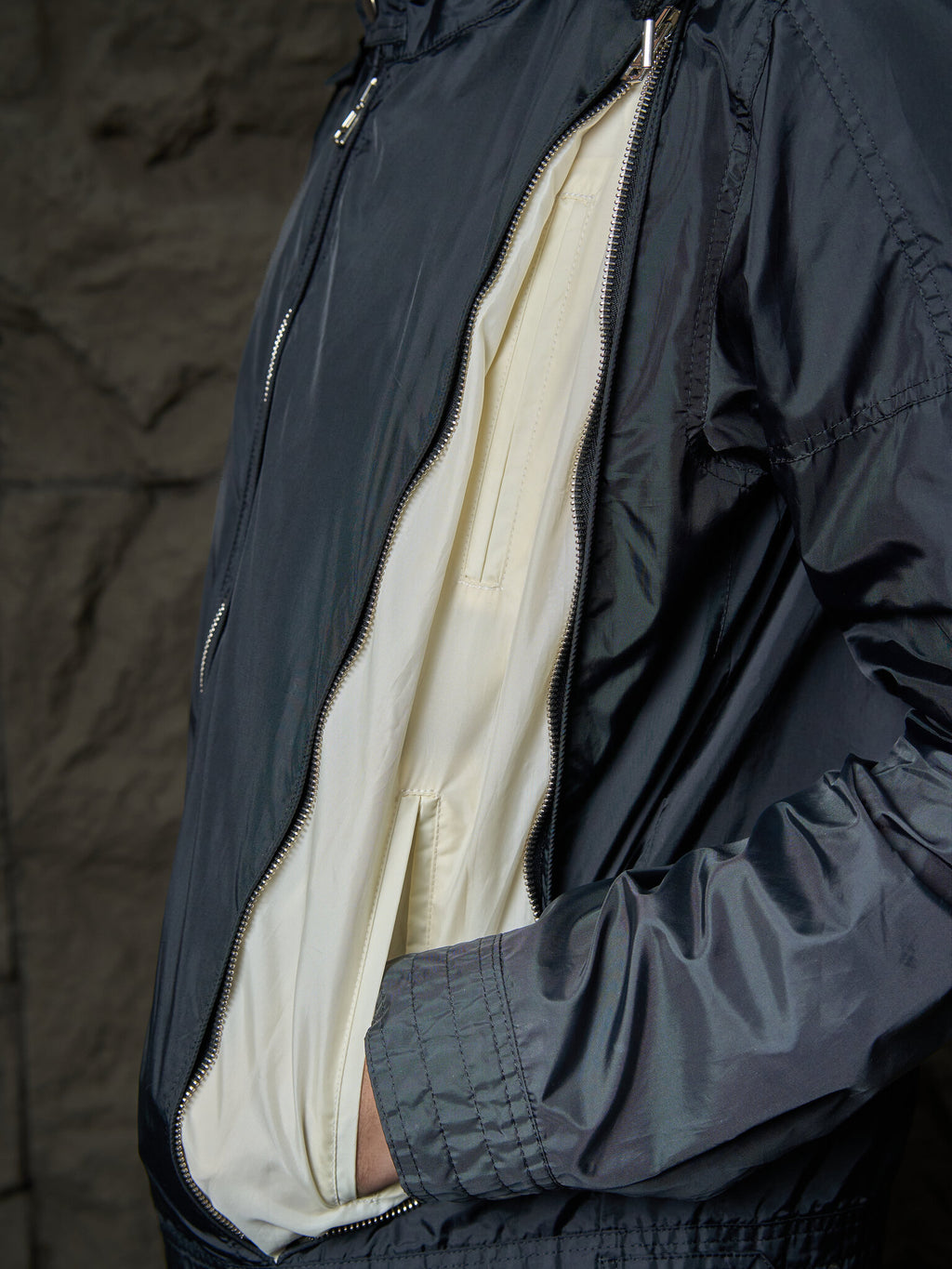 Number (N)ine Nylon Zipper Jacket SS2009