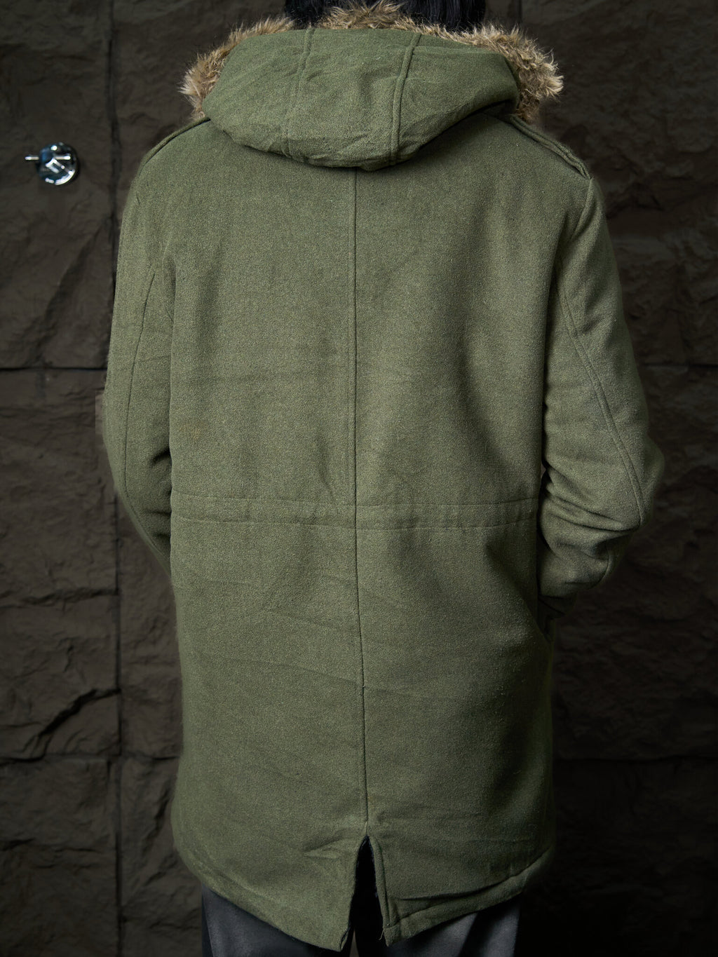 Number (N)ine Sherpa Wool Trench Jacket
