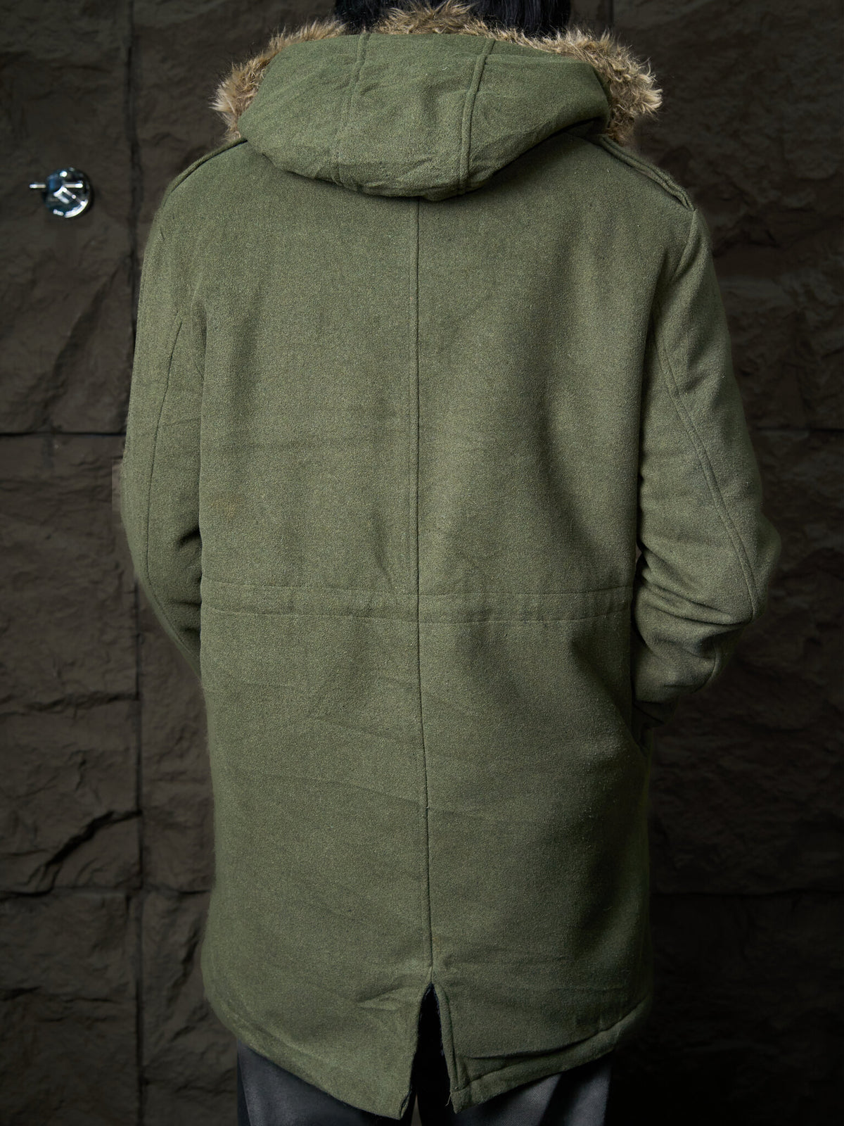 Number (N)ine Sherpa Wool Trench Jacket