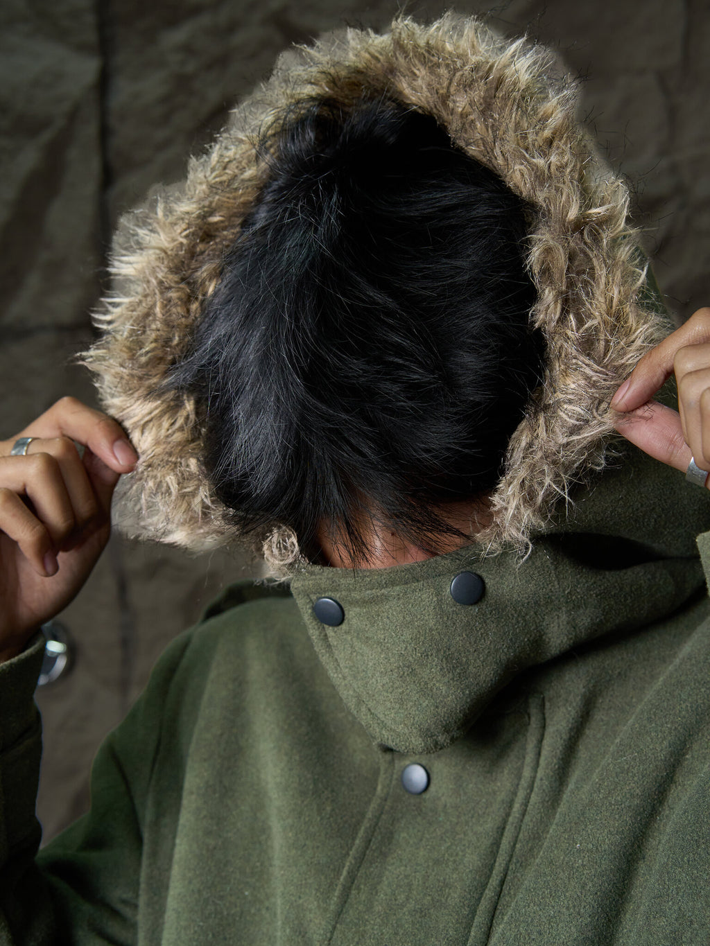 Number (N)ine Sherpa Wool Trench Jacket