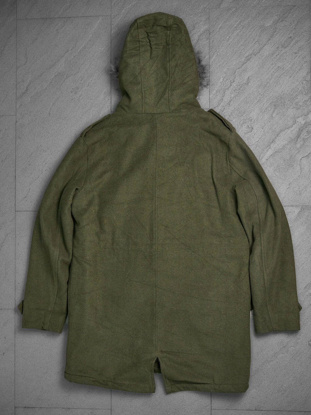 Number (N)ine Sherpa Wool Trench Jacket