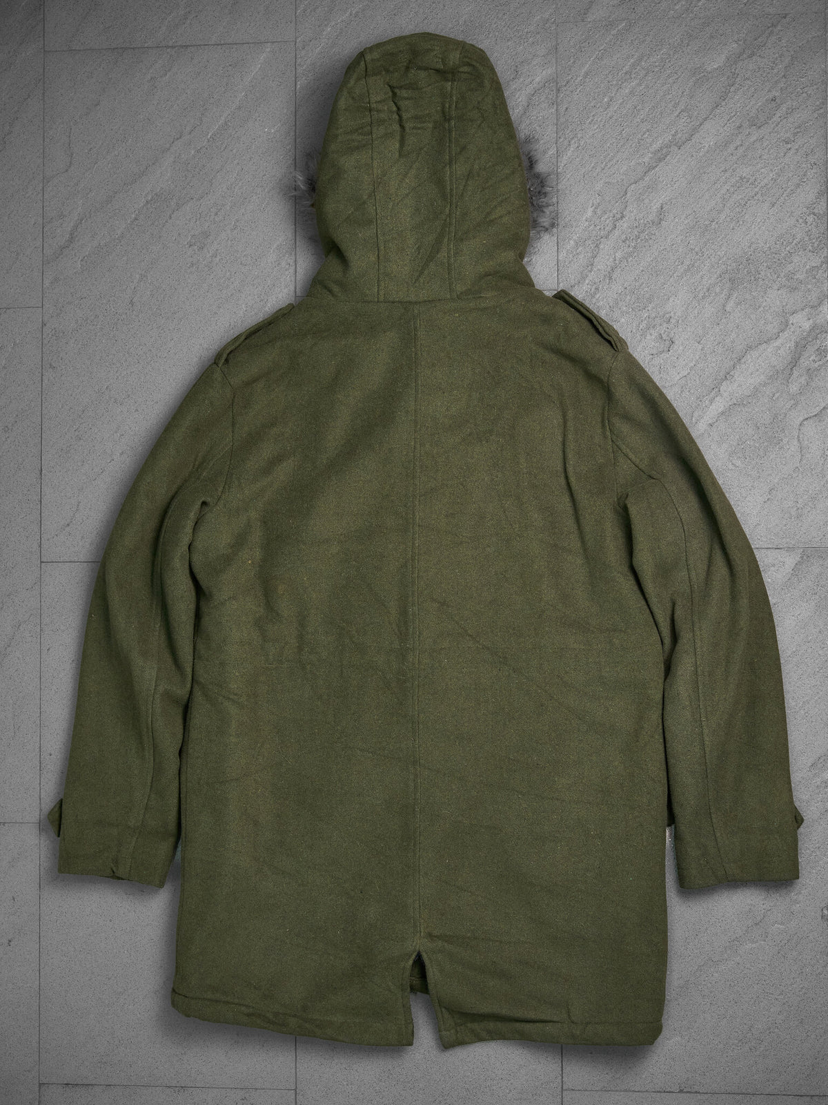Number (N)ine Sherpa Wool Trench Jacket