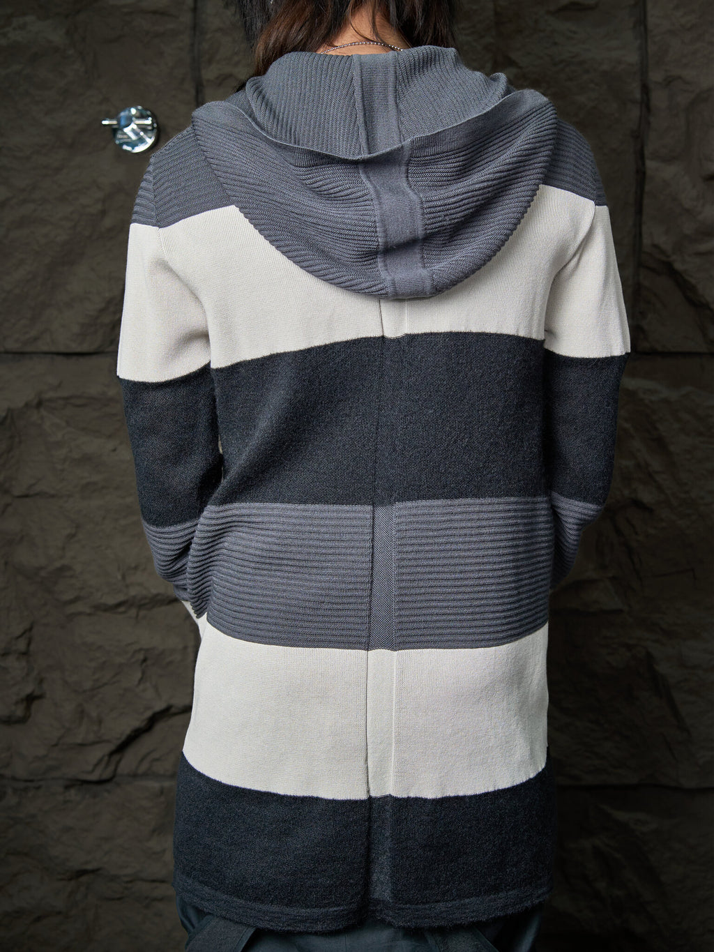 Rick Owens Babel Knit Hooded SS2019