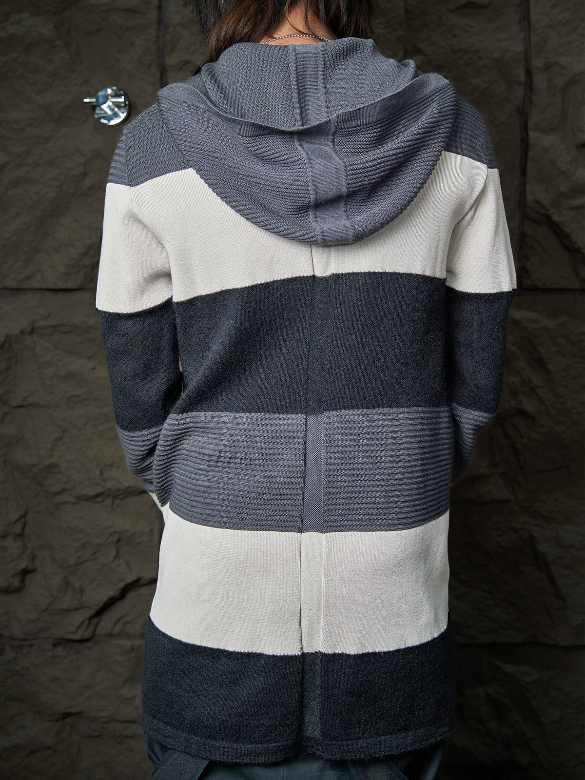 Rick Owens Babel Knit Hooded SS2019