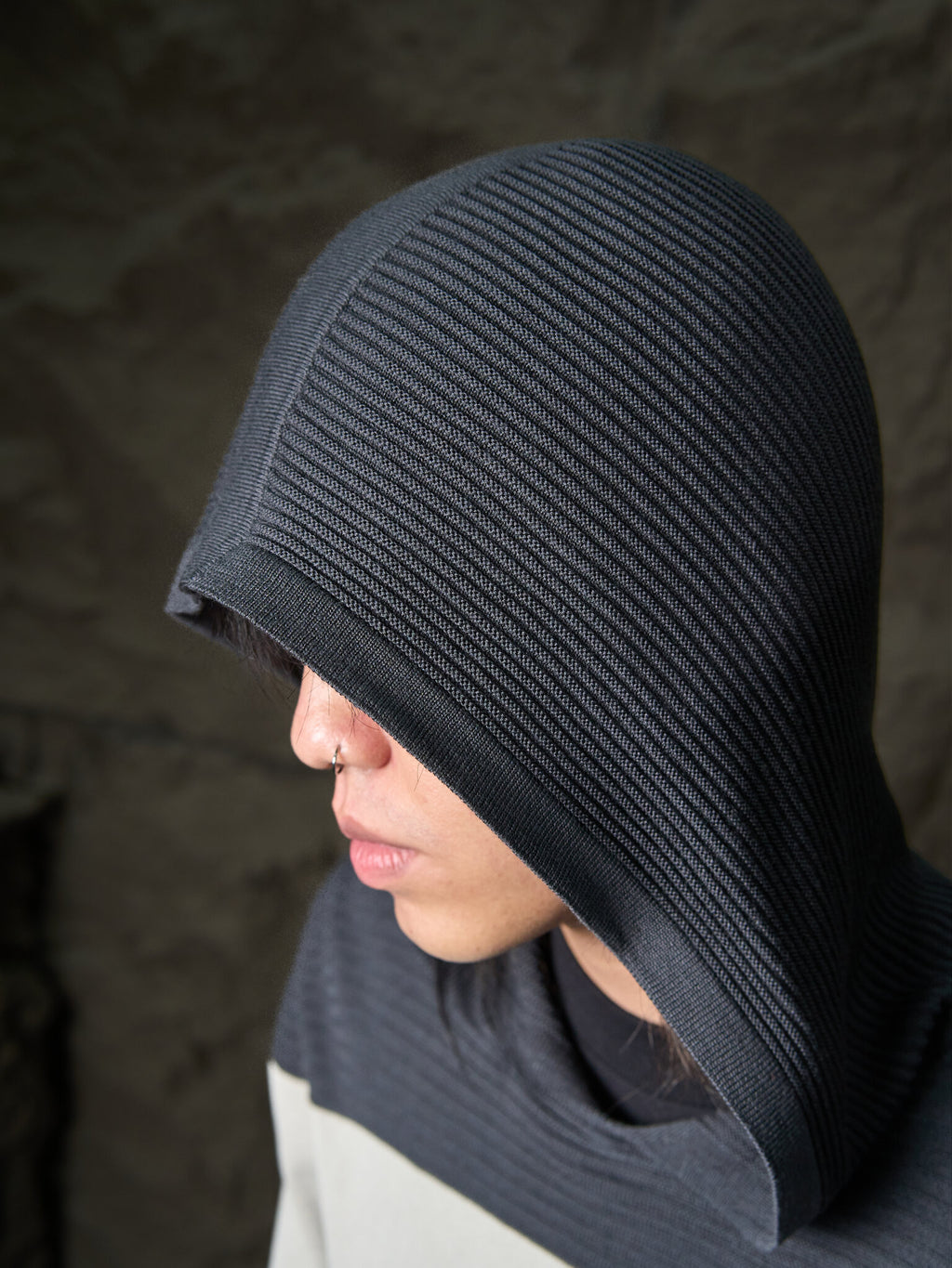 Rick Owens Babel Knit Hooded SS2019