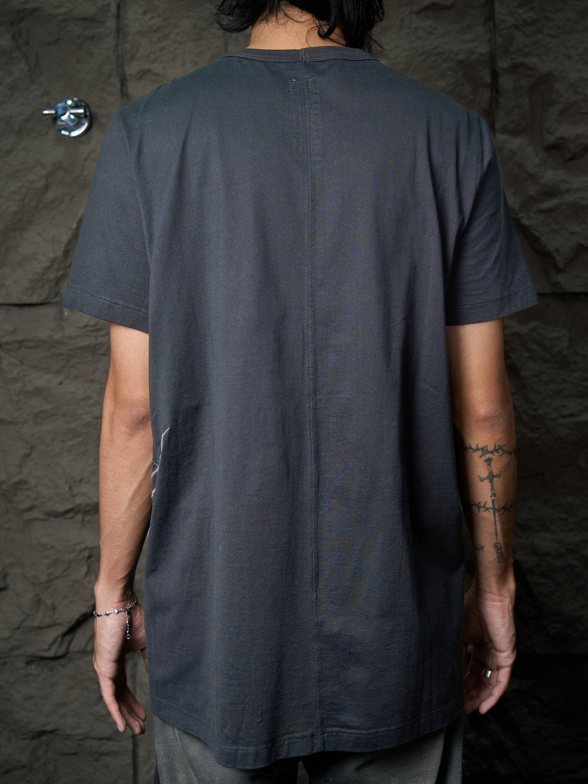 Rick Owens Geometric Embroidery Tee