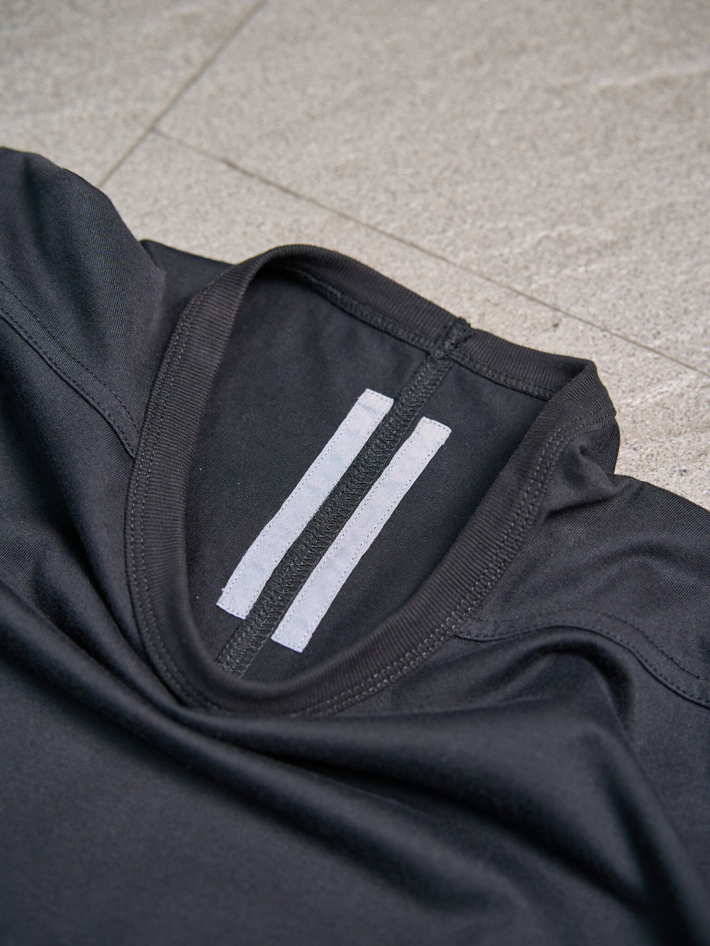 Rick Owens Geometric Embroidery Tee