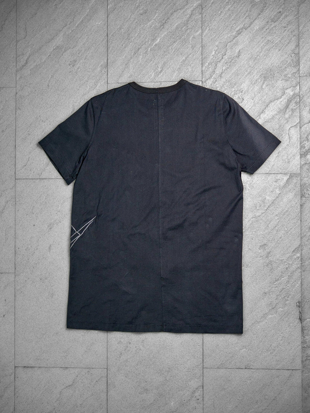 Rick Owens Geometric Embroidery Tee