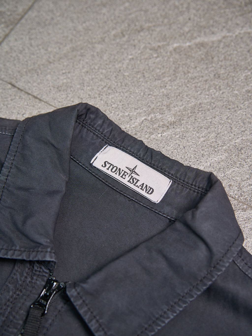 Stone Island Zip-Up Utility Shirt Jacket