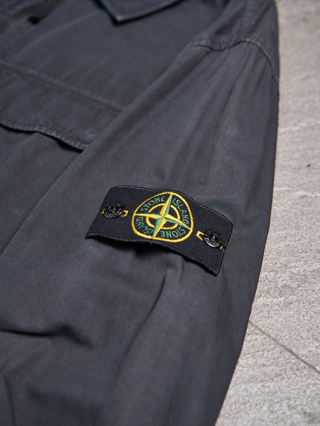 Stone Island Zip-Up Utility Shirt Jacket