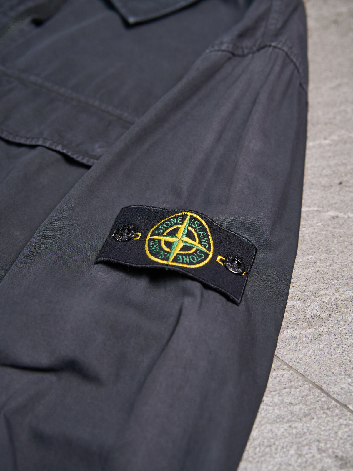 Stone Island Zip-Up Utility Shirt Jacket