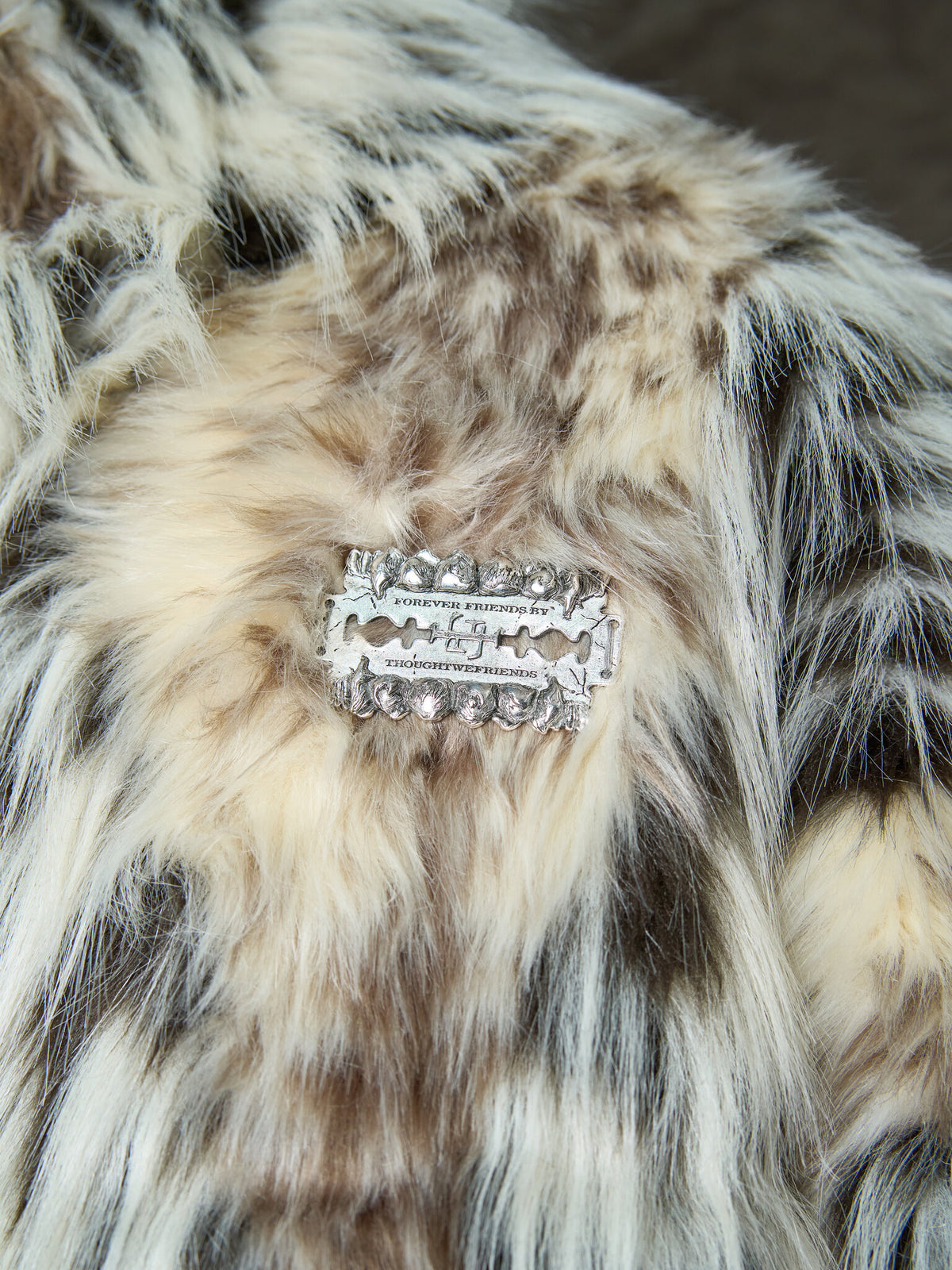Thought We Friend Forever Friends Fur Jacket
